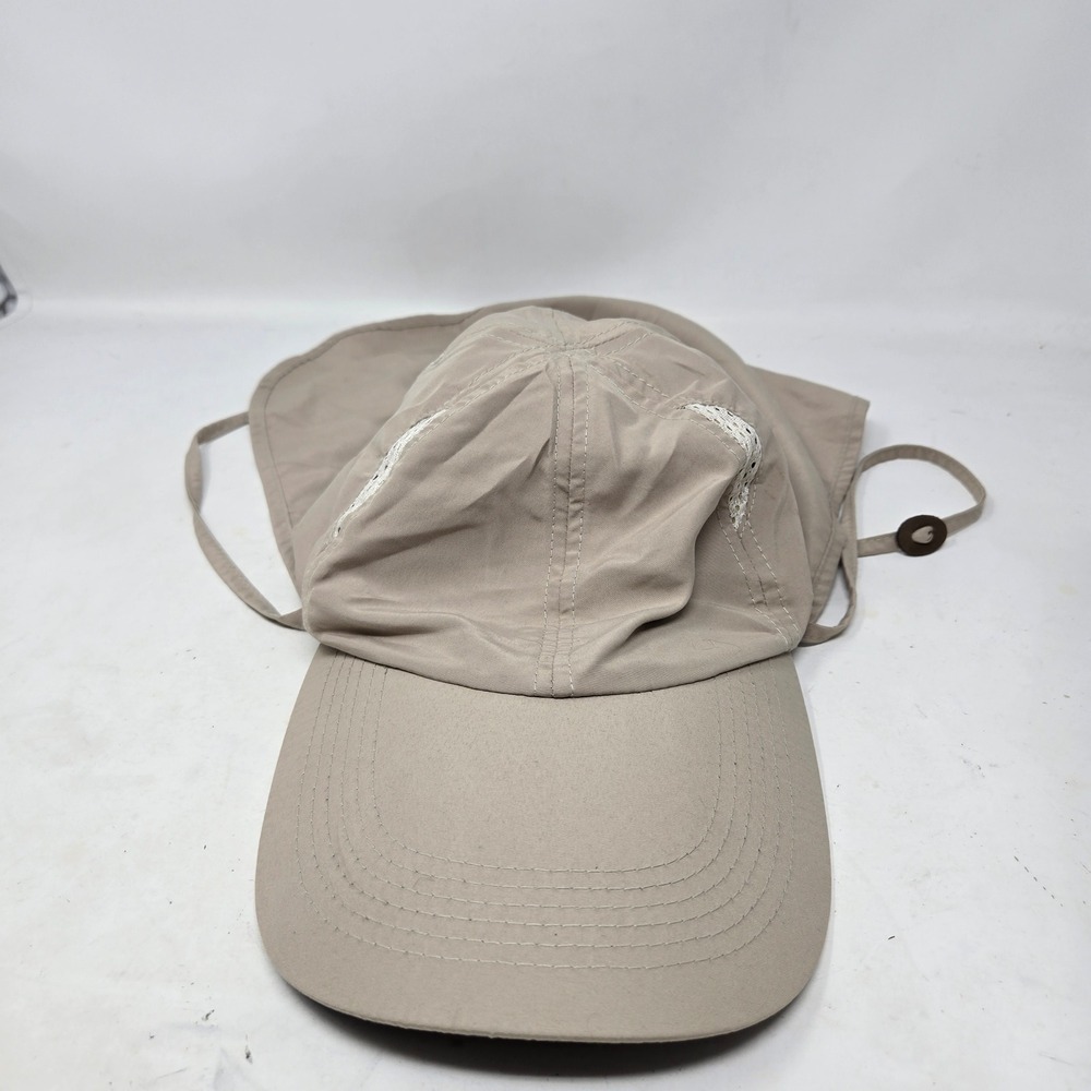World Wide Sportsman Tan Fishing Hat UPF 50+ Sun Cap with Neck Flap Mens OSFM